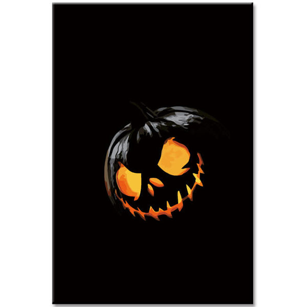 Malen nach Zahlen Halloween Kürbis Gesicht