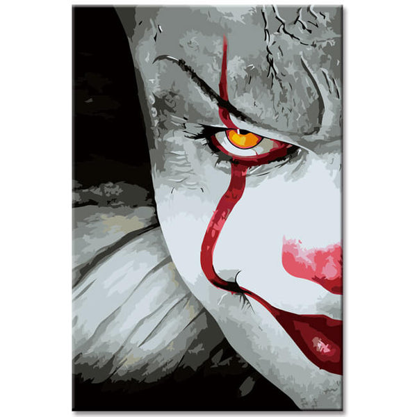 Malen nach Zahlen Horror Clown Pennywise