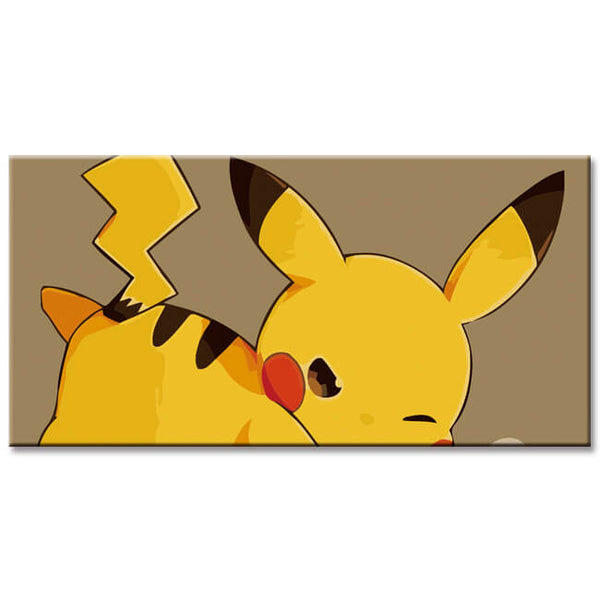 Malen nach Zahlen Schlafendes Pokémon Panorama