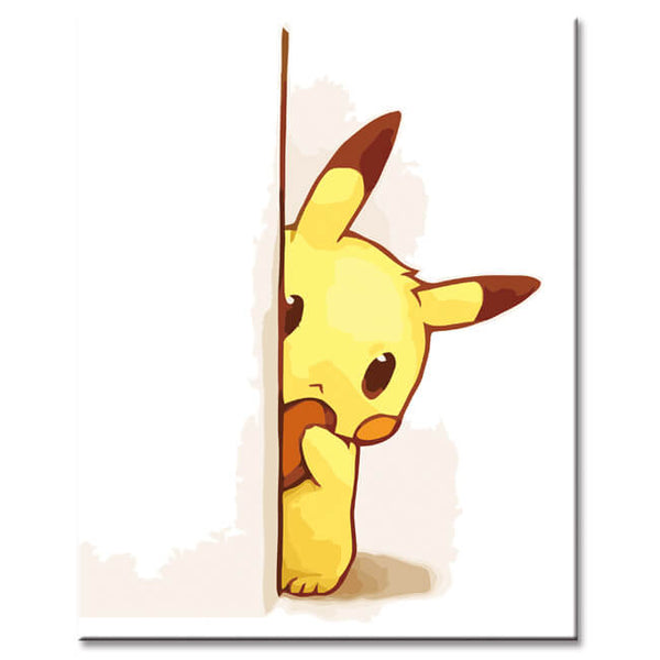 Malen nach Zahlen Pokémon neugierig