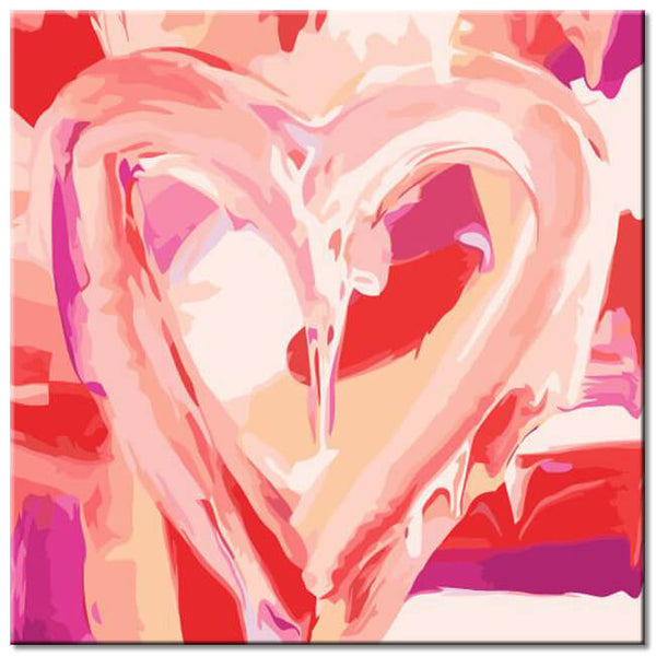 Malen nach Zahlen Abstrakte Kunst Liebe