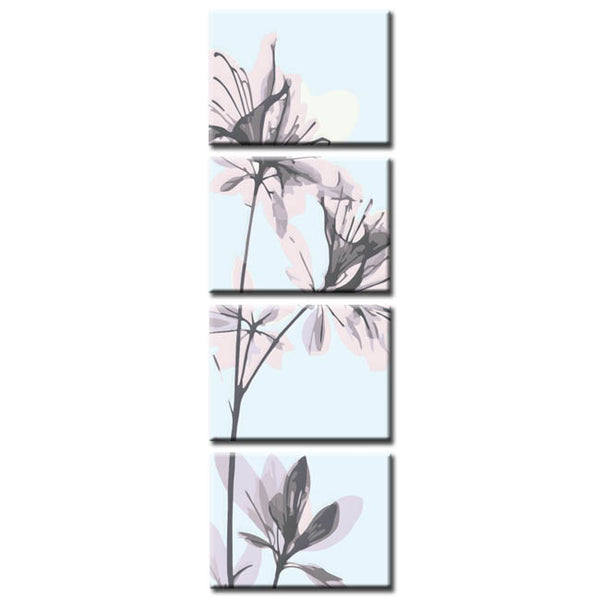 Malen nach Zahlen Kunst Natur Paradiesblume