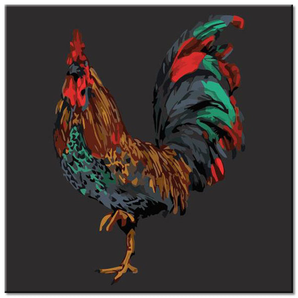 Malen nach Zahlen Gallisches Huhn