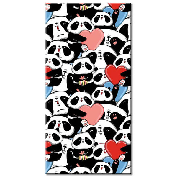 Malen nach Zahlen Panda Liebe