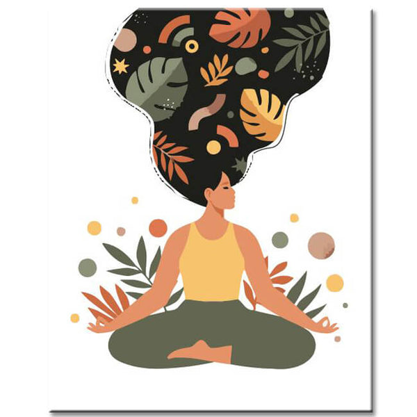 Malen nach Zahlen Exotik Meditation und Yoga
