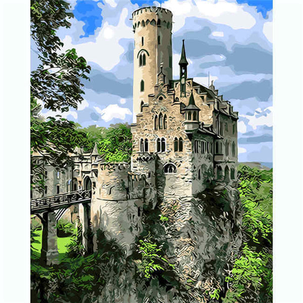 Malen nach zahlen schloss felsenburg