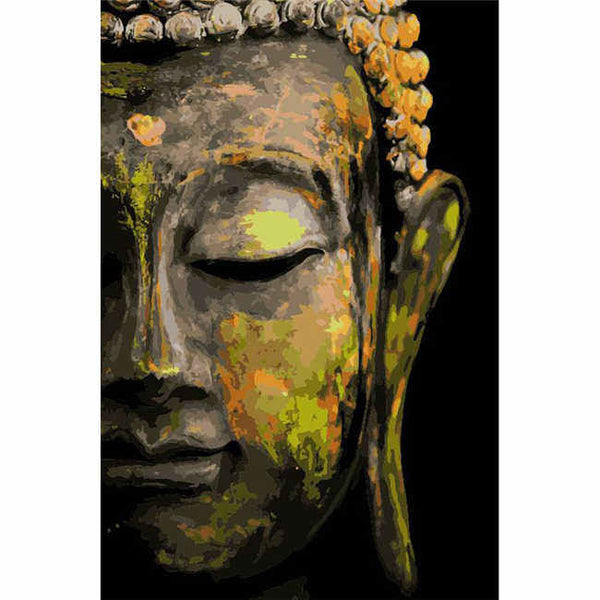 Malen nach zahlen schlafender buddha tradition buddha