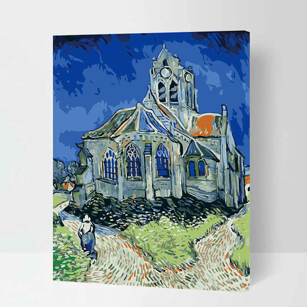 Malen nach zahlen kirche