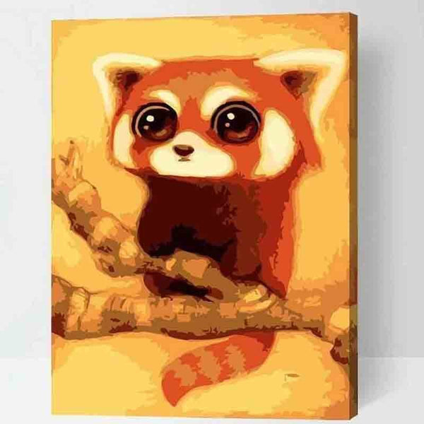 Malen nach Zahlen Comic Fuchs