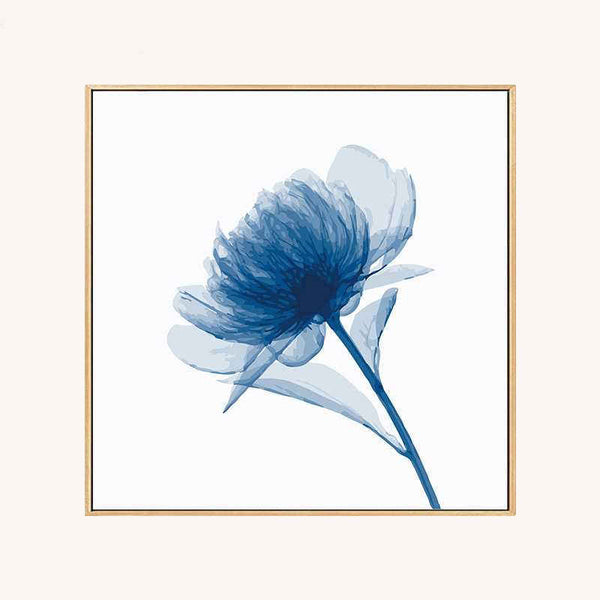 Malen nach zahlen blaue blume