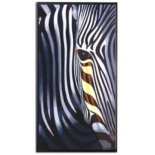 Malen nach zahlen zebra tier