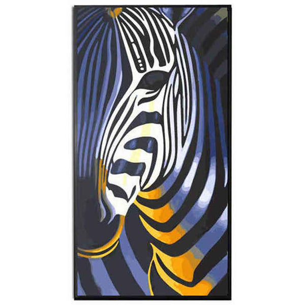 Malen nach zahlen zebra tier