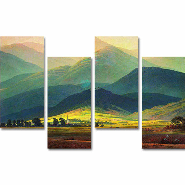 Malen nach Zahlen Berglandschaft MNZ-SS-072 - 4-teilig (Quattro)
