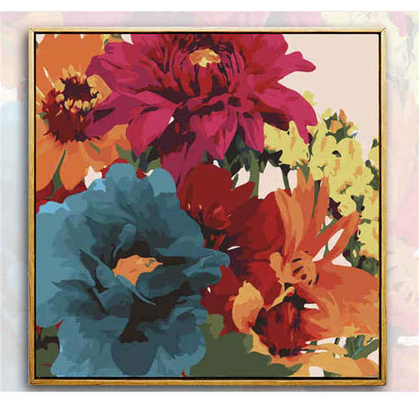 Malen nach Zahlen Blumen Bouquet